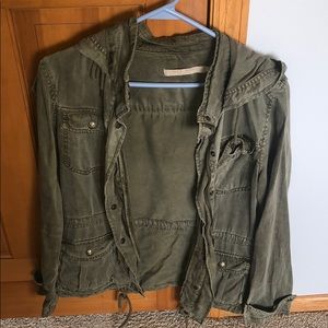 Hooded cargo jacket